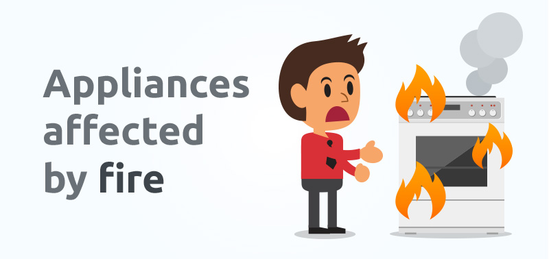 Appliances Affected By Fire - Domex Ltd